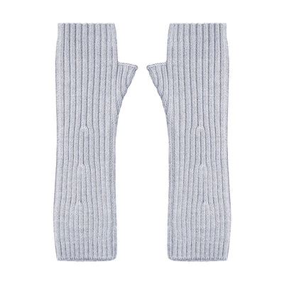 grey womens merino wool arm warmer