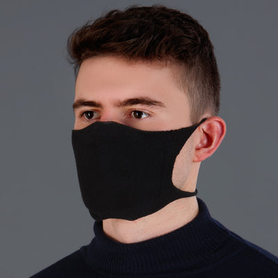 black adjustable comfortable mask with toggles and 