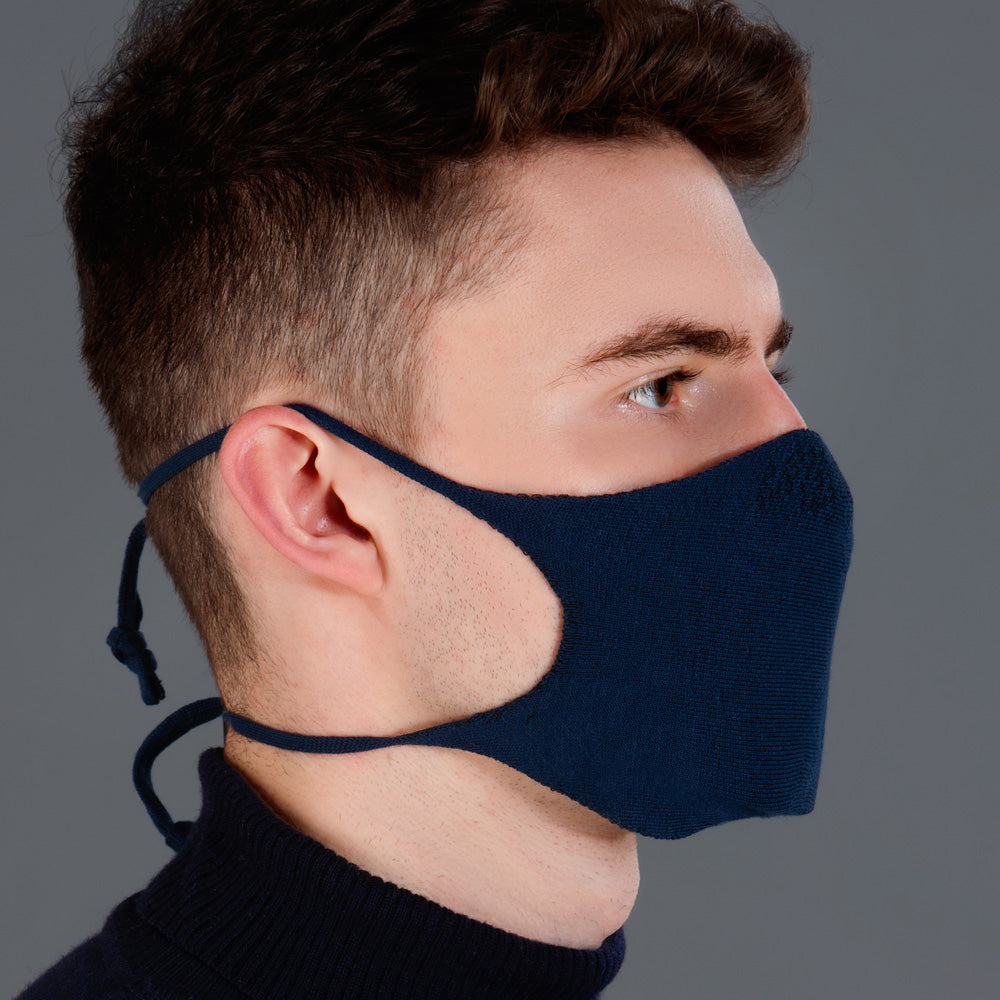 Verstellbare Gesichtsmaske aus Supima-Baumwolle mit PM2,5-Filter